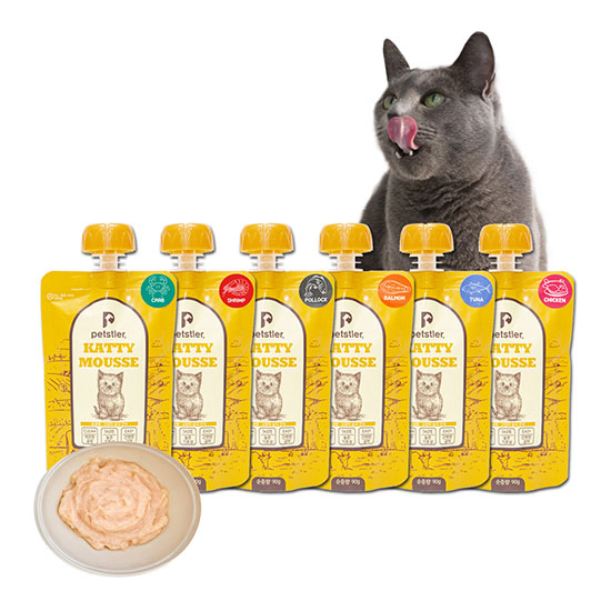 페슬러 고양이 대용량 습식 간식 묘설렘 90g (6가지 맛)