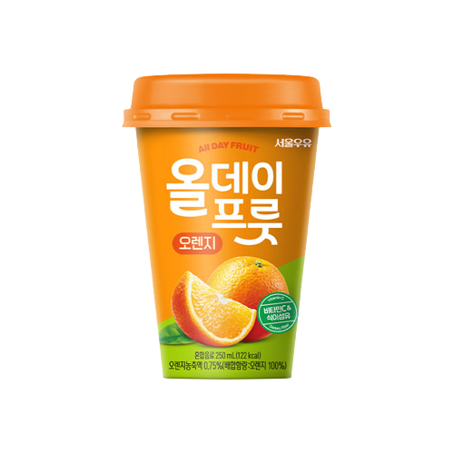 서울우유 올데이프룻 오렌지 250ml 10입