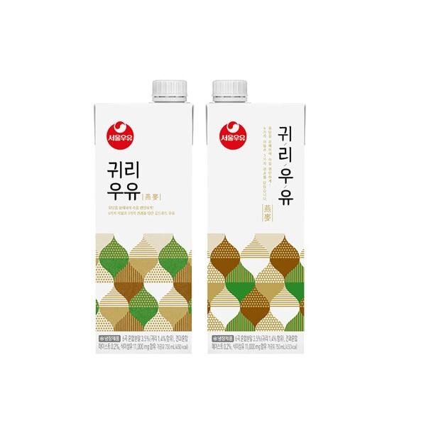 서울우유 귀리우유 750ml 8입