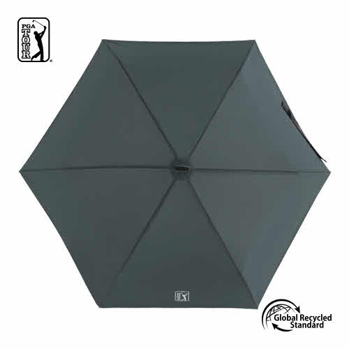 [PGA] 친환경그린 3단 수동 사각스키니 우산 카키그린